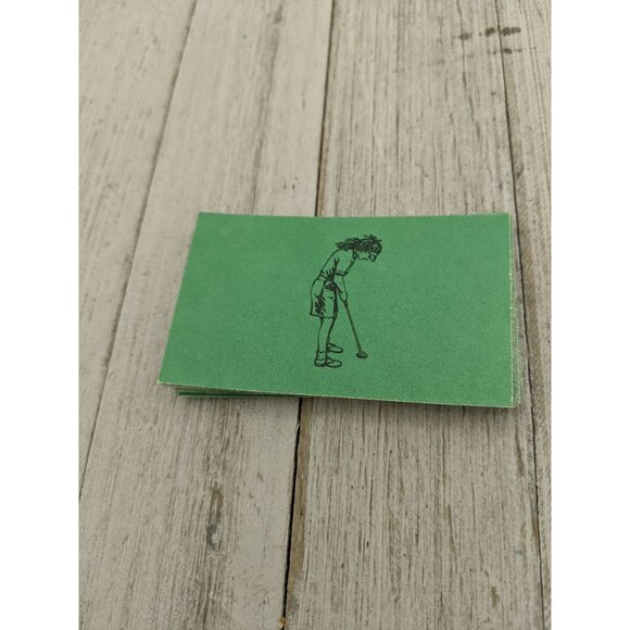 Vintage 1998 Monopoly Game Golf Edition Replacement Cards Putter Driver Cards - Picture 3 of 5